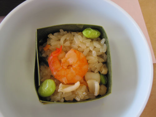 celebratory lunch - rice (fancy kind)