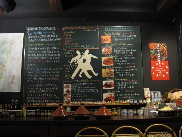 wall menu